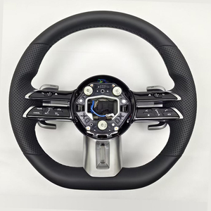 Volante in Pelle con Pulsanti Multifunzione per Modifiche alla Guida per <span class=keywords><strong>Mercedes</strong></span> <span class=keywords><strong>Serie</strong></span> A B <span class=keywords><strong>C</strong></span> E S G V CLS GLC GLE GLS GLA - Product Image 5