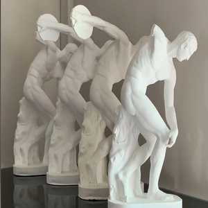Escultura <span class=keywords><strong>de</strong></span> lanzador <span class=keywords><strong>de</strong></span> disco <span class=keywords><strong>de</strong></span> mármol para el hogar, <span class=keywords><strong>estatua</strong></span> masculina desnuda <span class=keywords><strong>de</strong></span> resina epoxi, hecha a mano, artesanías <span class=keywords><strong>de</strong></span> resina <span class=keywords><strong>de</strong></span> tamaño personalizado - Product Image 6