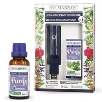 Difusor de Aromaterapia Marnys Ultra Nebulizador USB de 30 ml, Kit de Viaje Portátil, Difusor de Aceites Esenciales para Purificar y Aromatizar el Hogar