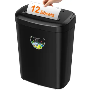 Triturador de papel para alimentação automática, cd228p, mini corte cruzado, 4x35mm, máquina trituradora para escritório e soho