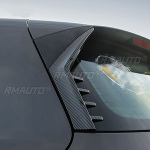 2 Spoilers latéraux de vitre arrière pour VW Golf 8 MK8 2020 2021 2022 Noir Brillant Aileron Arrière Canard Splitter Styling Automobile - Product Image 3