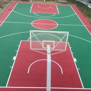 Revêtements de sol sportifs multicouches durables en acrylique synthétique Unisport pour terrains de tennis, de basketball et de volleyball en plein air - Product Image 1