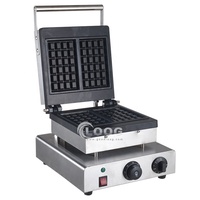 Machine à gaufres carrées 2 tranches à usage commercial, gaufrier de comptoir à vendre