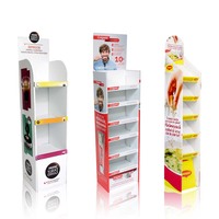 Présentoirs en carton personnalisés gratuits pour bières, vins, eaux, bouteilles et canettes – Étagères ondulées en kit pour supermarchés