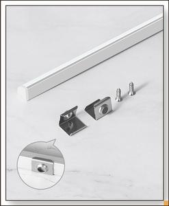 8x8mm Mini LED splint lamp montato senza slot illuminazione a 45 gradi armadio V groove vino/<span class=keywords><strong>scarpa</strong></span>/vetrina luce laminata - Product Image 3