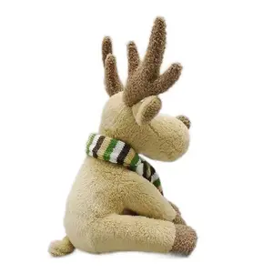 Plush Toy Christmas Deer Elf As Gift Holiday High Quality