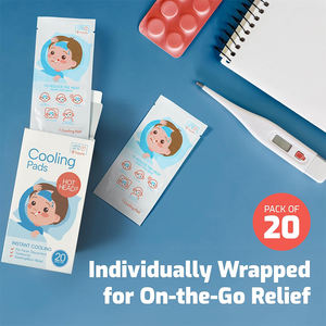 Label pribadi sekali pakai dahi menghilangkan nyeri Gel pendingin mengurangi demam Patch untuk anak-anak - Product Image 3