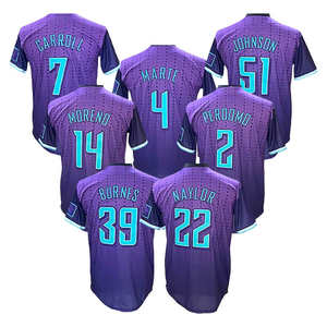 2025 nuevo Jersey de béisbol americano cosido superior barato Arizona #22 Naylor #39 Burnes #4 Marte #7Carroll Jersey de equipo personalizado - Product Image 1