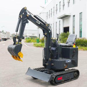 Mini excavadoras Casa eléctrica hidráulica pequeña zanjadora con accesorios - Product Image 3