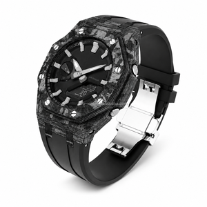 Mod Kit G Shock <span class=keywords><strong>Ga2100</strong></span> Bracelet de montre en silicone et boîtier en fibre de carbone pour montre G Shock <span class=keywords><strong>Ga2100</strong></span> - Product Image 1