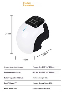 Masajeador de Rodilla Infrarrojo Vibratorio Inalámbrico, Calentamiento Eléctrico, Alivio de Articulaciones, Portátil, para Uso Doméstico, Relajante Cuidado de Rodilla - Product Image 3