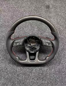 Volante de Fibra de Carbono con Base Plana para <span class=keywords><strong>Audi</strong></span> con Levas de Cambio, Volante de Fibra de Carbono y Alcántara para <span class=keywords><strong>Audi</strong></span> RS - Product Image 3