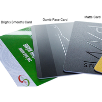 Individuelle PVC NFC Visitenkarten mit 216 Chip 13,56MHz ISO/IEC 14443-A Protokoll Glänzende Oberfläche Farbiger Druck