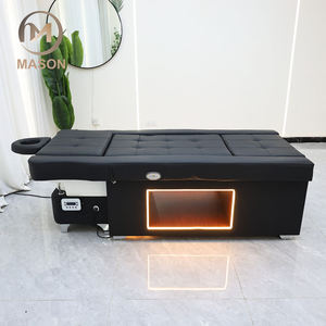Sillón de Masaje Eléctrico de Lujo de Estilo Moderno, Ajustable, para Terapia de Cabeza y Pies, de Doble Uso para Salón y Spa, con Marco de Acero Inoxidable y Cerámica - Product Image 1