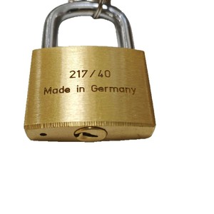 Candado Burg Wachter Karat 217/40, Cuerpo de Latón, Hecho en Alemania, Candado de Seguridad Industrial - Product Image 5