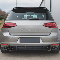 Pour Volkswagen Golf 7 GTI : Spoiler de pare-chocs arrière, diffuseur, pièce de modification, protection de pare-chocs, accessoires automobiles