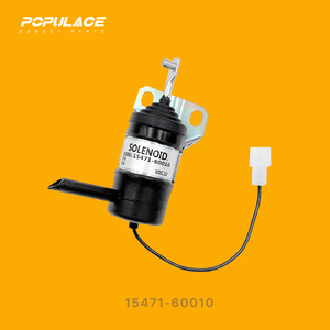 Válvula Solenoide 15471-60010 12VDC de Corte de Combustible para Motor Kubota - Product Image 2