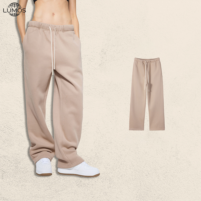 Pantalon gris abricot