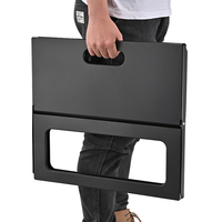 Barbecue portable pliable moderne de type X en acier inoxydable 304 avec revêtement en émail de porcelaine, petit modèle, pour camping et randonnée
