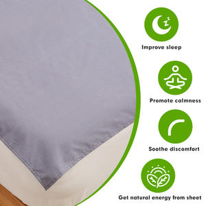 Sprei Grounding 5% Perak untuk Peningkatan Kualitas Tidur, Penyembuhan Alami dengan Sertifikat CE - Product Image 3