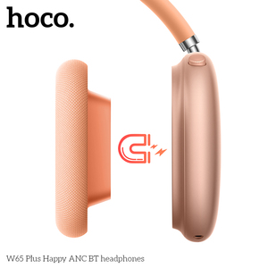 Auriculares con Cancelación de Ruido <span class=keywords><strong>Hoco</strong></span> W65 Plus, Auriculares Bluetooth con 45 Horas de Reproducción, Logotipo Personalizado OEM, Auriculares Inalámbricos con Almohadillas de Tela - Product Image 5