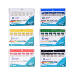 Punto di carta dentale guttaperca nastrato 02 04 06 15-80 punti di pulizia assorbenti materiali di consumo dentali - Product Image 6