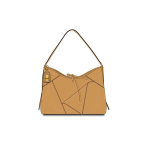 Sac fourre-tout personnalisé en cuir véritable pleine fleur, style bohème vintage, avec rivets, fermeture éclair et bandoulière unique - Product Image 5