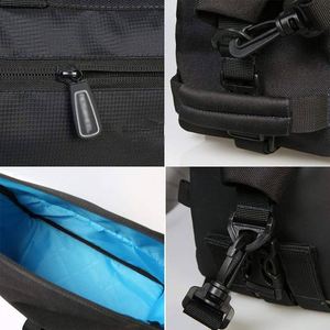 Bolsa de bicicleta tipo Pannier de fábrica BSCI, 6L, multifuncional, para asiento trasero de bicicleta y bandolera con asa enrollable - Product Image 3