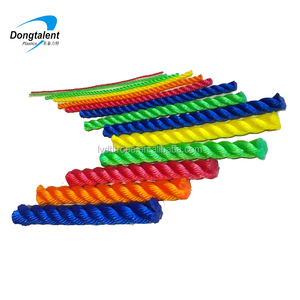4mm to 60mm <strong>Kamba</strong> Ya HDPE Rope Iliyosokotwa Nyuzi 3 Ya Bluu Kwa Ufungashaji Wa Vifaa Na Usafirishaji - Product Image 3