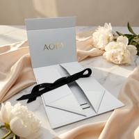 Boîte rigide personnalisée de qualité supérieure avec logo, matériaux recyclés, fermeture magnétique, laminage mat, doublure en éponge, papier couché pour cadeau de mariage