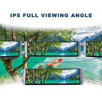 Portable 12.6Inch Stretched Bar LCD Secondary Screen Mini H/D Input 12.6" 1920X515 Ips Usb Lcd Monitor for Diy D41 Pc case