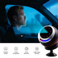 Système de surveillance du conducteur intelligent AI DMS Caméra pour voitures, camions et véhicules, Reconnaissance faciale automatique Alarme anti-fatigue Vision nocturne
