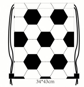 Branded Fashion Foldable Portable Durable Unisex Football Training Sneaker <b>Bag</b> Drawstring Backpack - Product Image 4