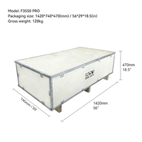 Traceur de découpe à plat Purcell F3550 Pro 1200 mm/s à double tête pour papier, carton, PVC, cuir – Machine de découpe numérique