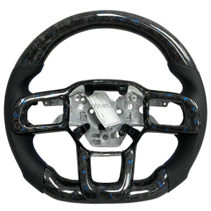 พวงมาลัยคาร์บอนไฟเบอร์แบบกำหนดเองสำหรับรถฟอร์ด มัสแตง แมค อี จีที ปี 2021 2022 2023 2024 2025 - Product Image 6