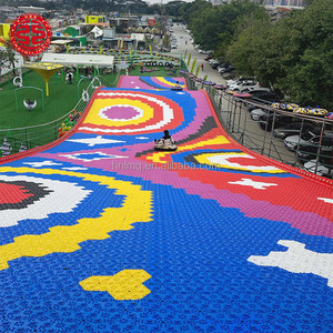 Équipement d'amusement, toboggan arc-en-ciel, parc d'attractions pour enfants, jeux de parc, toboggan arc-en-ciel extérieur, toboggan en plastique pour enfants - Product Image 5