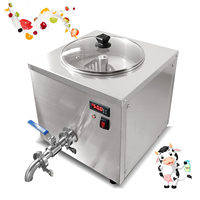 Mini pasteurisateur commercial Gleato pour crème glacée, équipement de fabrication de crème glacée, pasteurisateur par lots pour lait