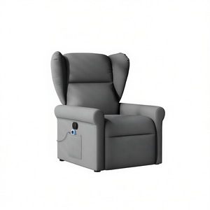 เก้าอี้นวดผ้าสีเทาเข้ม นวดได้ทั่วร่างกาย ใช้ในบ้าน แบตเตอรี่ในตัว 110 240v - Product Image 1