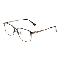 Monture de lunettes rétro en titane à prix d'usine, montures optiques en stock, lunettes de lecture pour femmes
