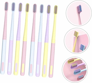 Belle <span class=keywords><strong>Brosse</strong></span> à Dents Manuelle en Plastique avec Logo Personnalisé, Design Contraste de Couleurs, Fournisseur de Brosses à Dents OEM - Product Image 6
