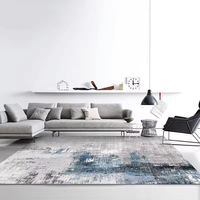 100% Polyester Teppich für Wohnzimmer, Samt-Abstrakt-Teppich, 3D-Gedruckter Teppich