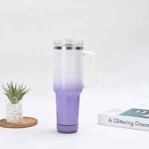 Haut-parleur Bluetooth en acier inoxydable dégradé de 40 oz, tasse de voiture isotherme anti-fuite au design moderne - Product Image 5