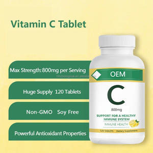 แท็บเล็ตวิตามินซีสำหรับผู้ใหญ่1000มก. อาหารเสริมอาหารเสริมสารต้านอนุมูลอิสระเพื่อสุขภาพผิวขาว - Product Image 3