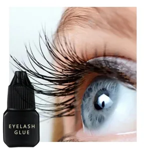 5ml göz kirpik yapıştırıcısı uzantıları 0.5S/1S/2S hızlı kurutma Lashes uzatma yapıştırıcı düşük koku uzun ömürlü kirpik yapıştırıcısı