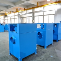 Système de filtration industriel 380V 3kW avec nettoyage automatique par impulsions, collecteur de poussière, équipement d'extraction de poussière pour atelier