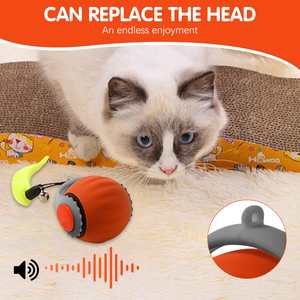Nouvelle balle de jeu pour chien et chat avec clochette, balle roulante élastique en silicone, jouet intelligent interactif pour animaux de compagnie, jouet sportif pour chien et chat - Product Image 5