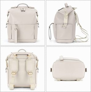 Mochila Pañalera de Viaje Multifuncional de Cuero Impermeable con Cambiador, Diseño OEM ODM - Product Image 3