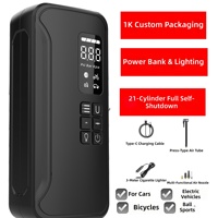 New Portable ABS 48V Car air Pump Automatic Inflation/deflation Digital Display Silent Operationsmart Features for Motorcycle