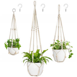 Grandes Cestas Colgantes Para Plantas Cadenas De Canasta 3 Puntos Colgantes Frutas Y Verduras Forreos <span class=keywords><strong>Coco</strong></span> La Forma <span class=keywords><strong>Del</strong></span> Cono - Product Image 1
