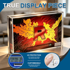 Custom UV Protection Acrylic Display Box N52 Magnet <strong>Card</strong> <strong>Game</strong> ETB <strong>Case</strong> Collectible Protector - Product Image 2